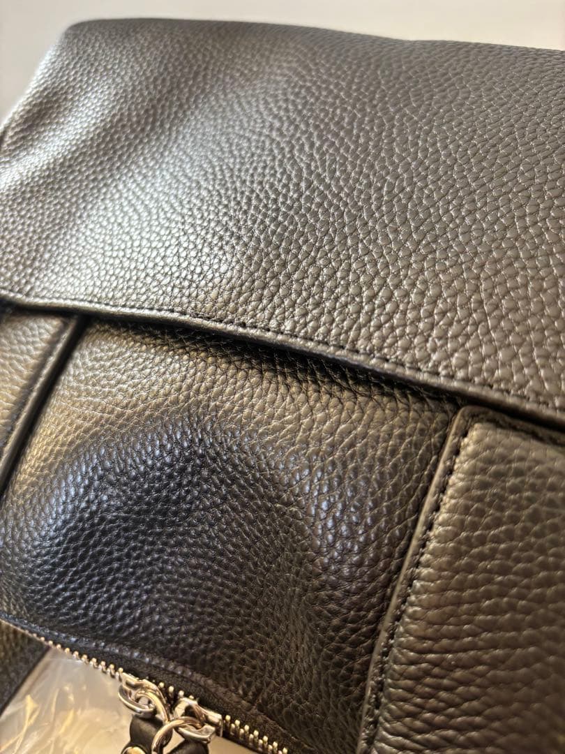 イアパピヨネ★本革/ショルダー付き スタッズボストンバッグ