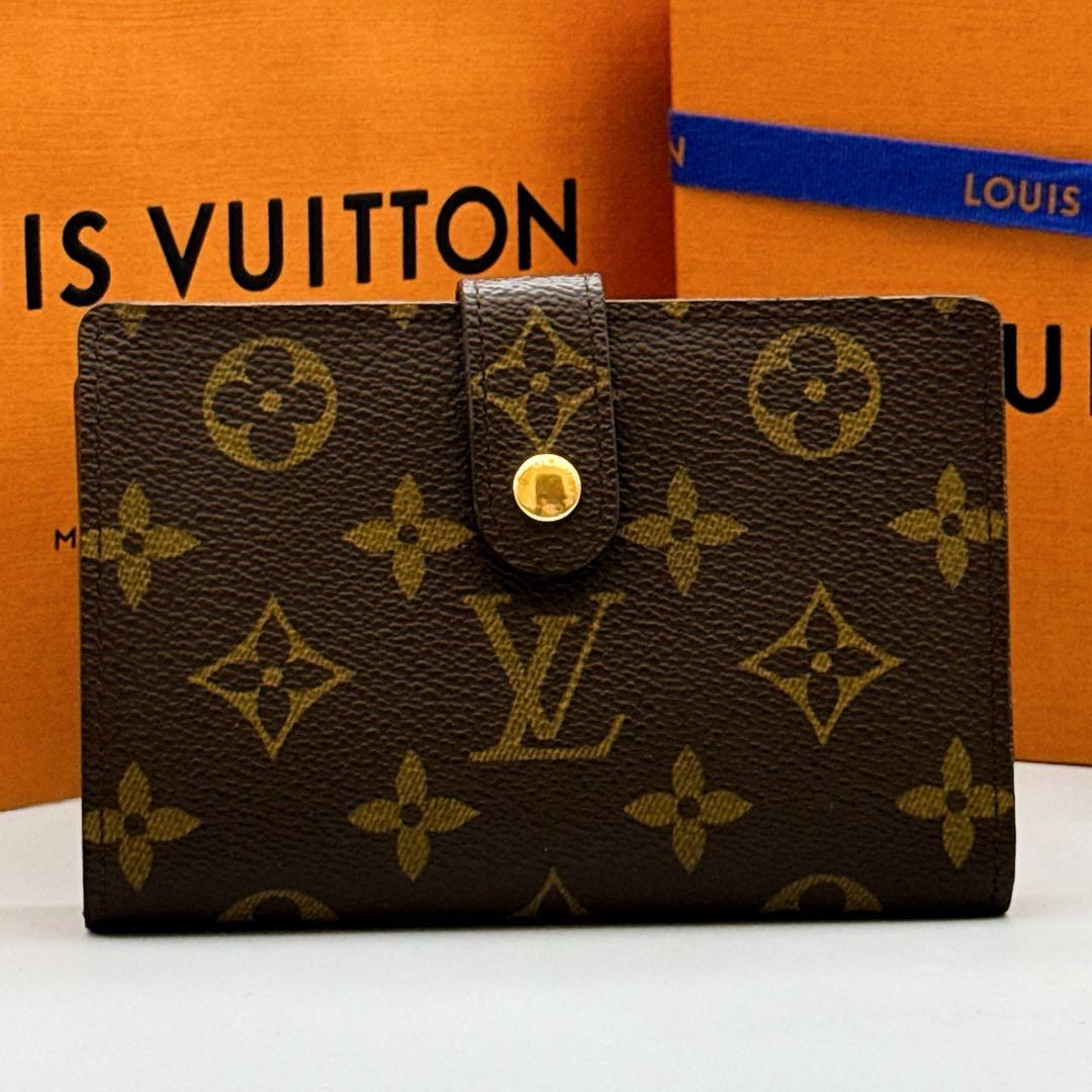 未使用❤️ルイヴィトン✨モノグラム✨ヴィエノワ✨がま口 二つ折り