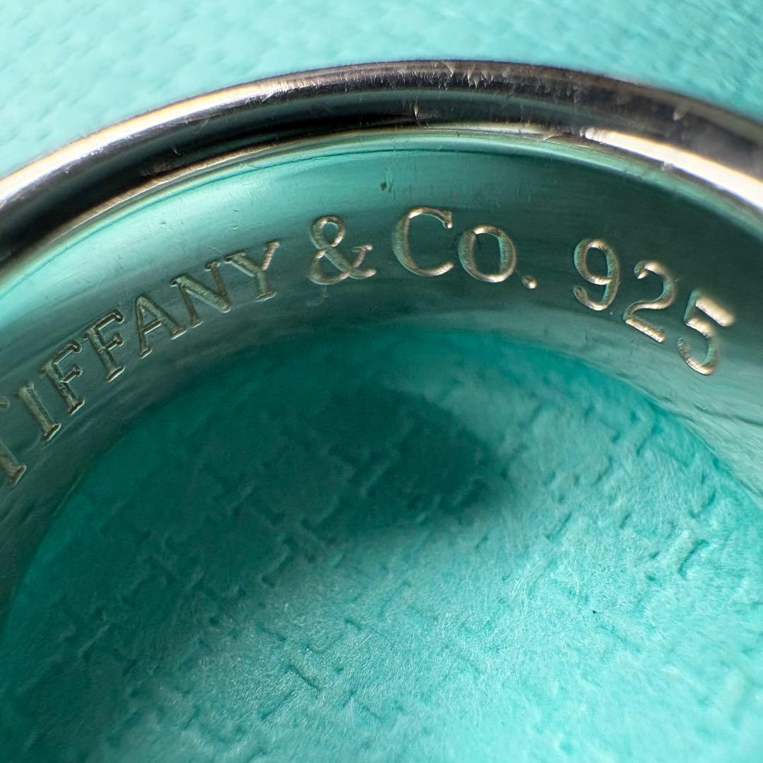 【美品】約8号 ティファニー Tiffany ナロー 1837 リングSV925