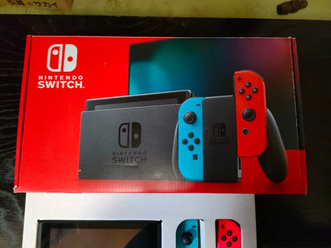 NintendoSwitchネオンブルー/レッド本体 ワイヤレスコントローラー付