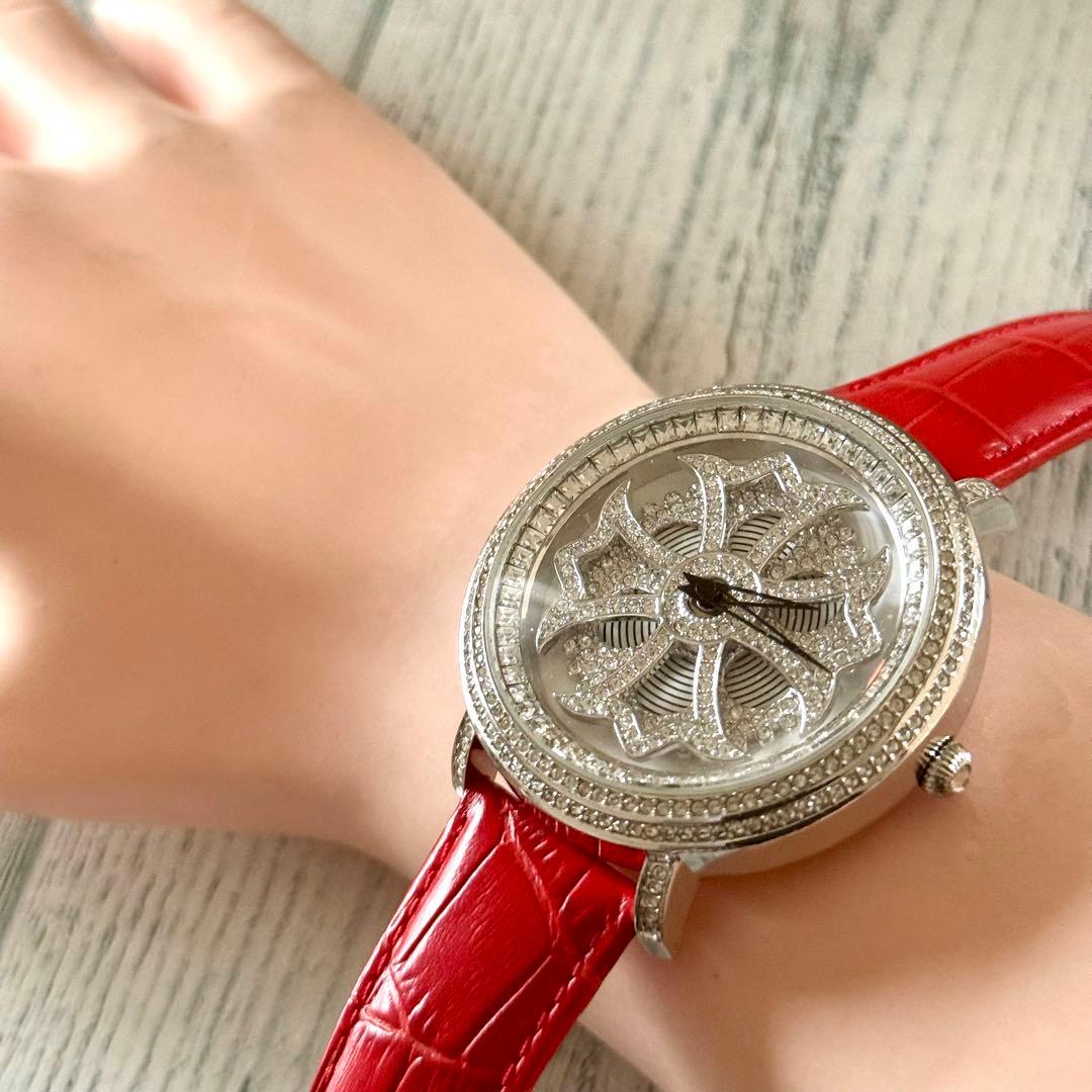 【希少】Anne Coquine 腕時計 46mm アンコキーヌ シルバー