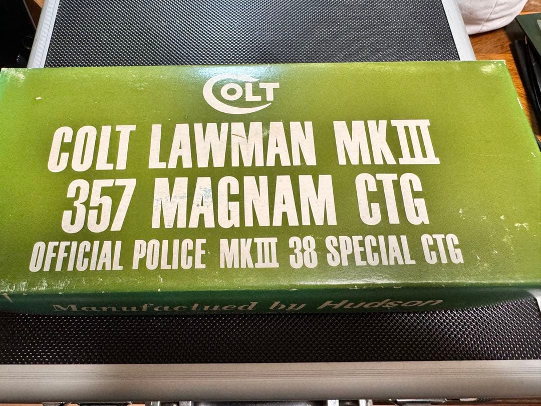 SMG刻印 ハドソン LAWMAN コルト ローマン MKⅢ MK3モデルガン