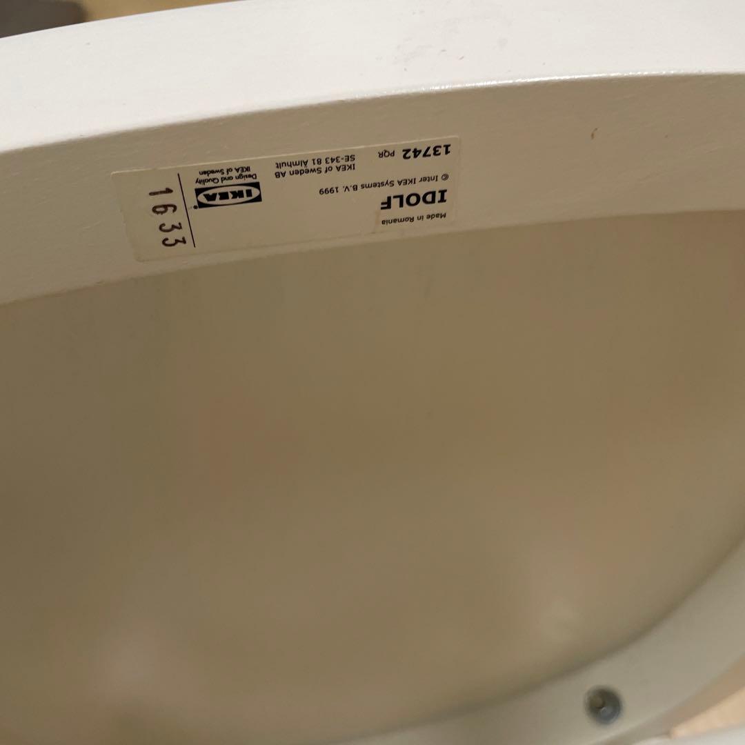 木製長方形テーブル IKEA ダイニングテーブル　ダイニングチェア2脚