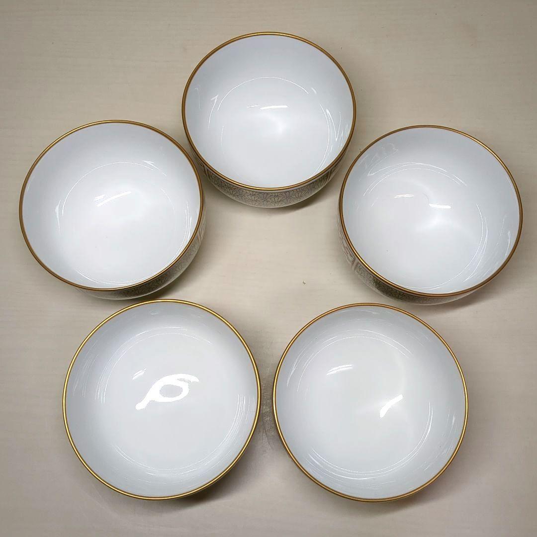 深川製磁 宮内庁御用達 梅菊地紋 汲出碗揃 蓋付湯呑み5客 - メルカリ