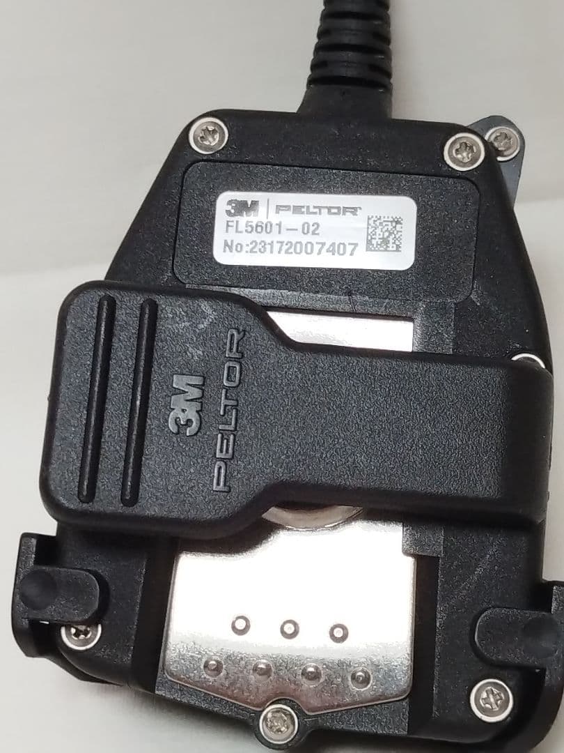 4928)PELTOR-PTTアダプター FL5601-02 米軍実物 美品