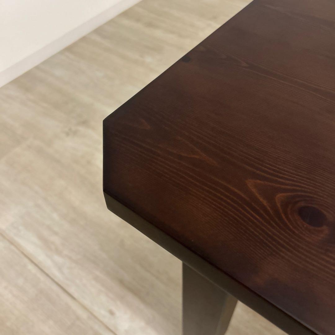 展示品・アウトレット★カントリー調ダイニングテーブル 食卓 北欧スタイル 無垢