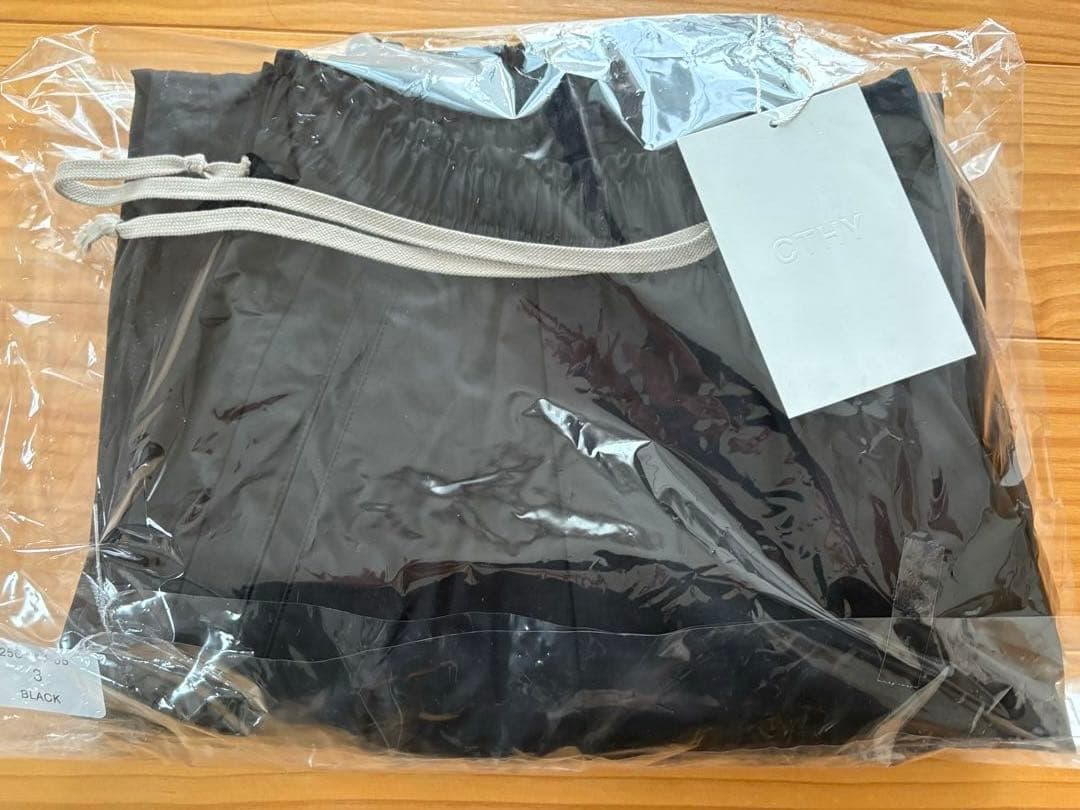 新品未使用】CTHY ワイドサルエルアンクルパンツ ブラック サイズ3 メンズ