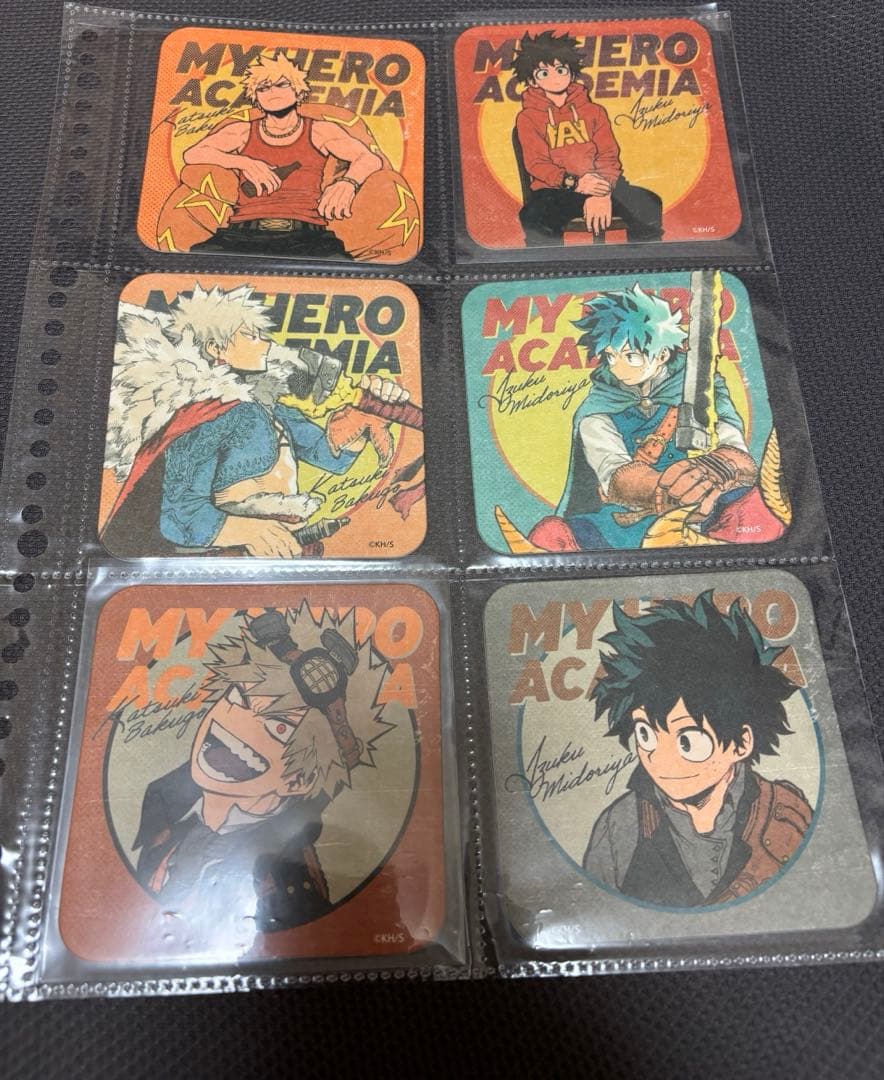 ヒロアカ アートコースター RIVALS 緑谷出久 爆豪勝己