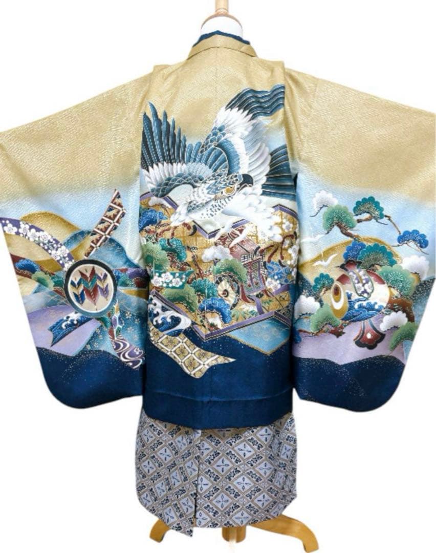 七五三　5歳　男の子　フルセット　一式　鷹