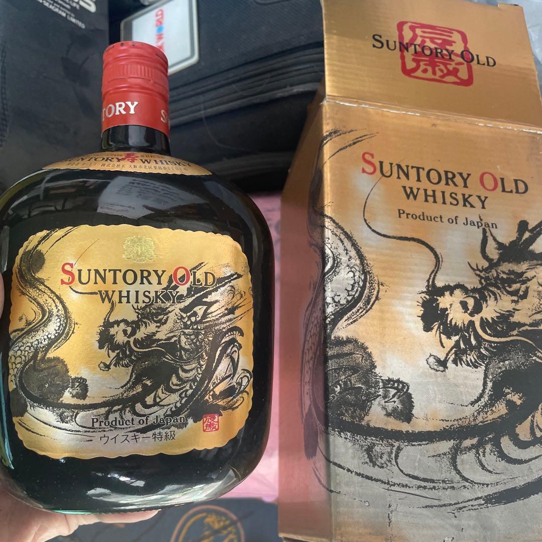 古酒 サントリー【龍】 サントリー OLD オールド 寿 干支ラベル 辰年