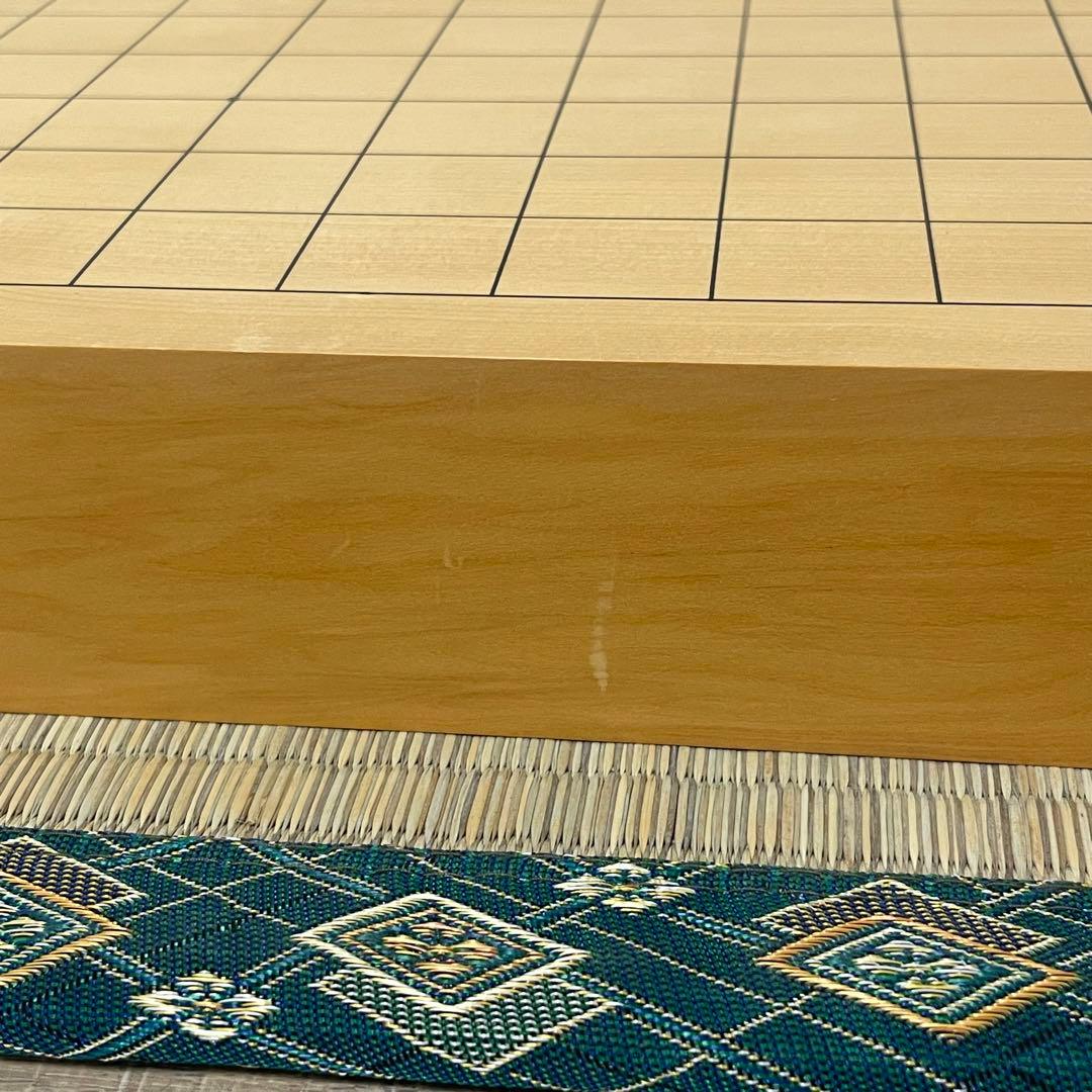 前川榧碁盤店 日本製 卓上碁盤 本榧 高級天然木 碁盤用畳マット付き！