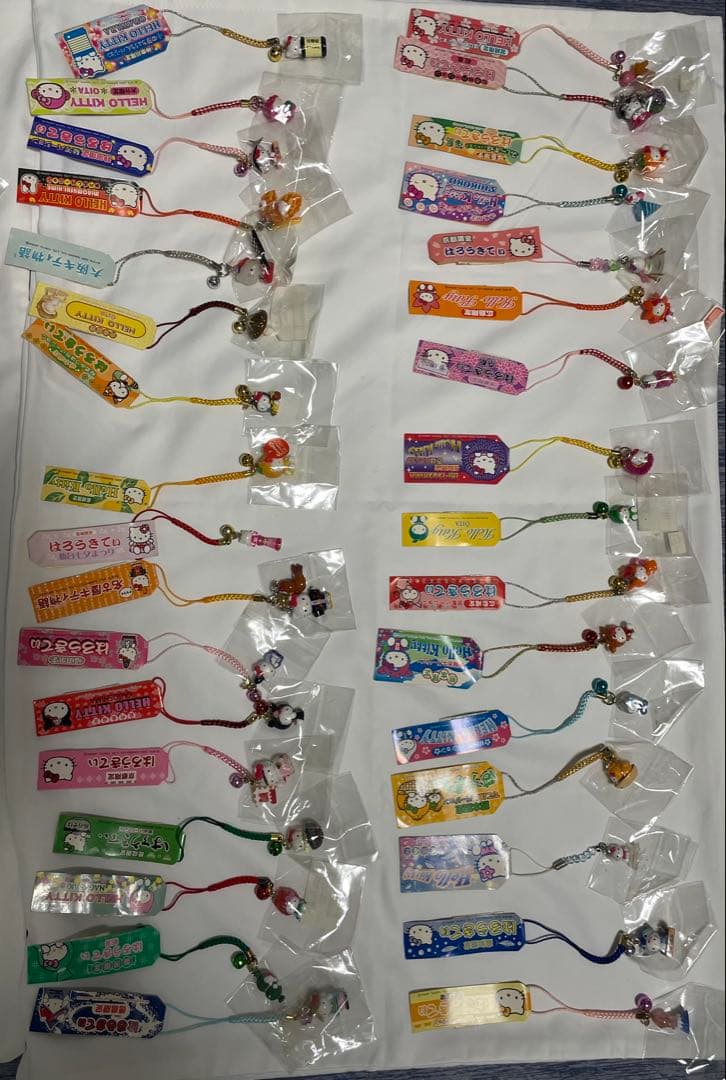 ご当地キティ 根付　まとめ 76個 全国各地いろいろ