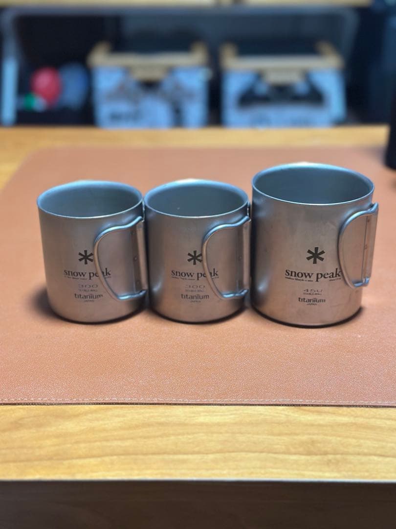  peak チタンマグカップ 5個セット