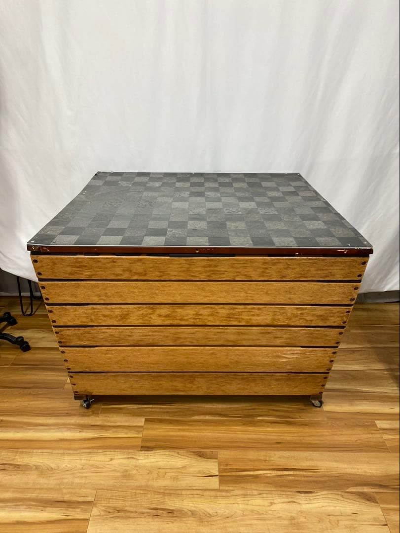 跳び箱をリメイク収納可能テーブルと椅子セット DIYグランプリ | DIY