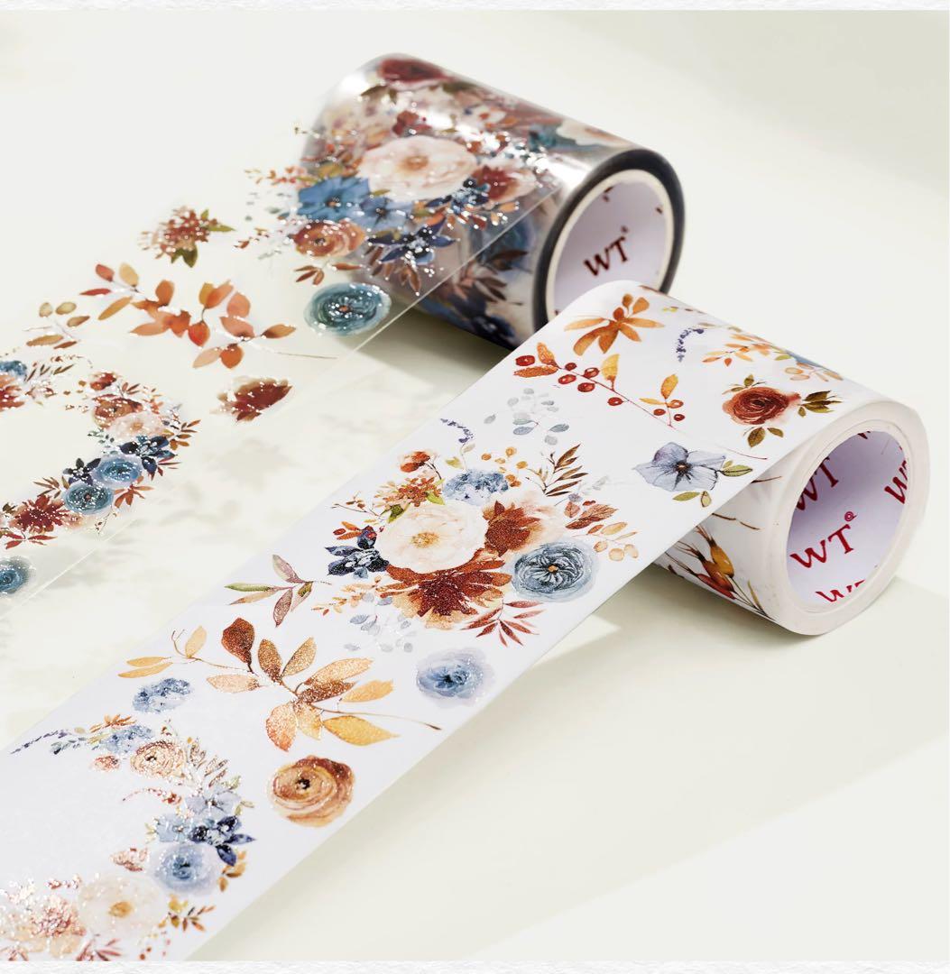 ⭐️SALE⭐️WT《与花邂逅》海外マスキングテープ　マステ