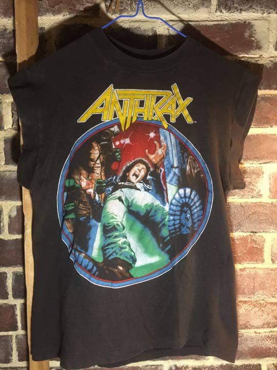 02ANTHRAX ビンテージ ロックTシャツ アンスラックス ANTHRAX