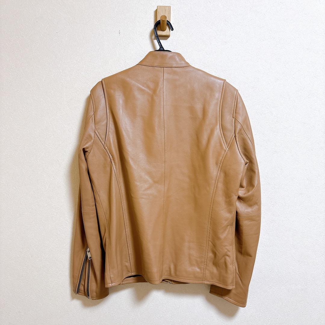 ジャックローズ シングル ライダースジャケット 羊革 ラムレザー 本革