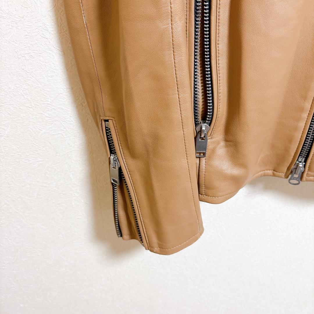 ジャックローズ シングル ライダースジャケット 羊革 ラムレザー 本革