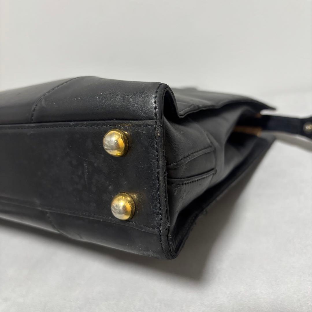 良品✨ヴィヴィアンウエストウッド ビジネスバッグ レザー 黒 オーブロゴ 金具