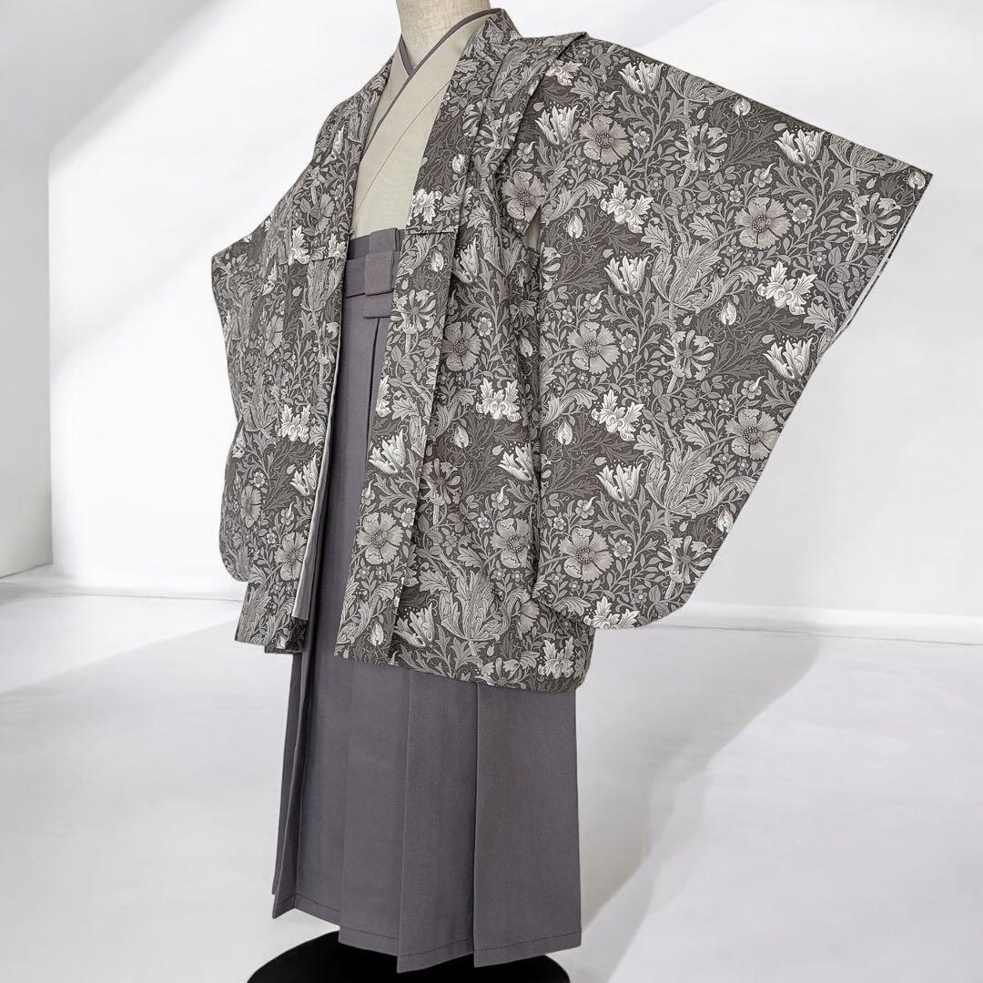 のん木★［おまとめ］二部式着物 + 羽織袴3点セットꕤハンドメイドꕤ七五三