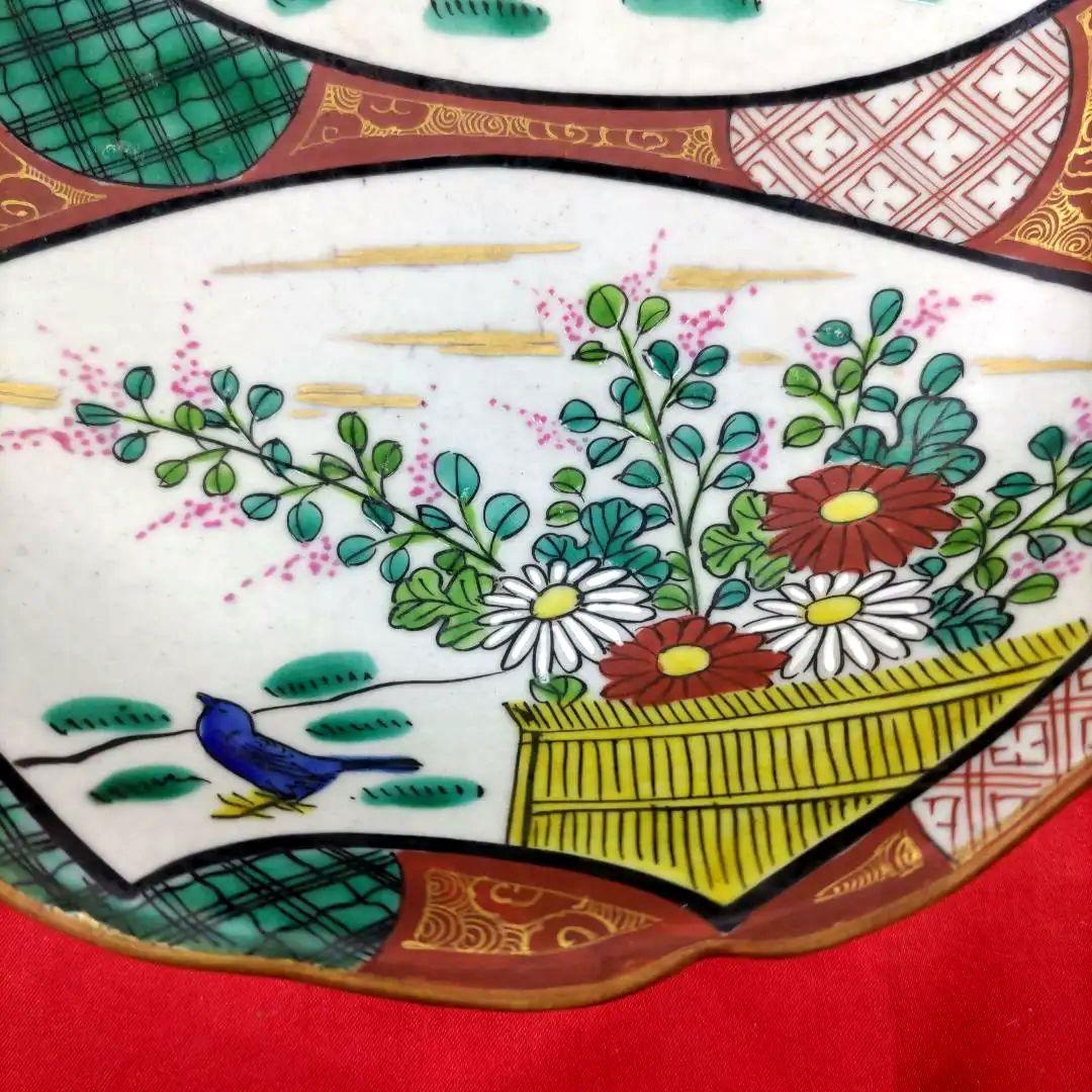 九谷焼 古九谷 青九谷 庄三 なます皿 小皿 小鉢 6寸皿5客セット - メルカリ