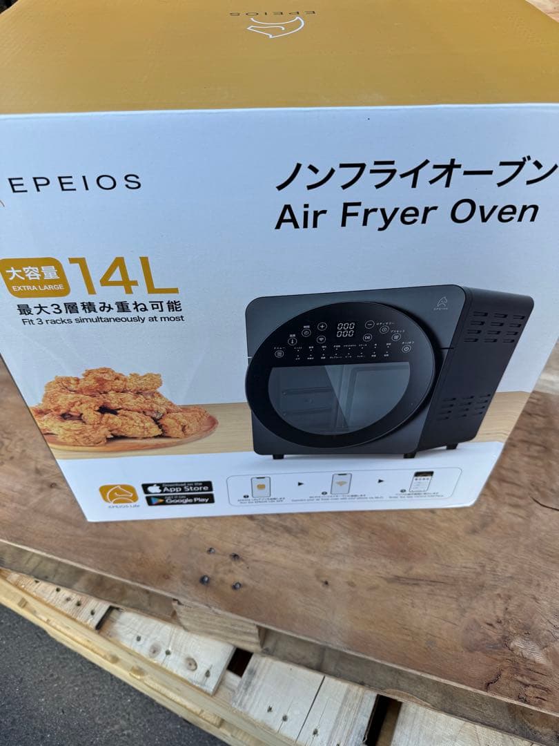 ノンフライオーブン 3.4L 360°熱風調理