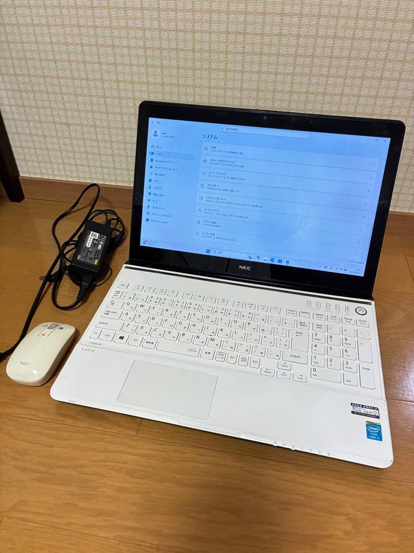 NEC PC-GL206A3AW 13.3型液晶 コンパクト テンキ付きノート NEC