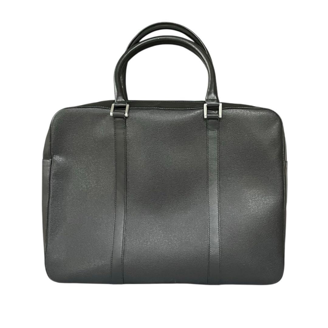 【極美品】◾️LANVIN◾️ビジネスバッグ◾️ブリーフケース◾️レザー◾️ブラック