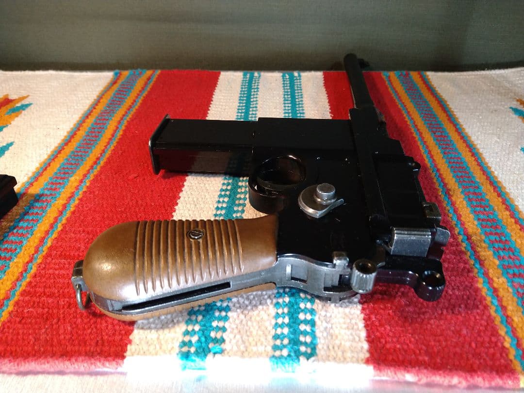 外観は極美品！フジミ模型製モーゼルM712 ガスガン！ガス漏れのため要