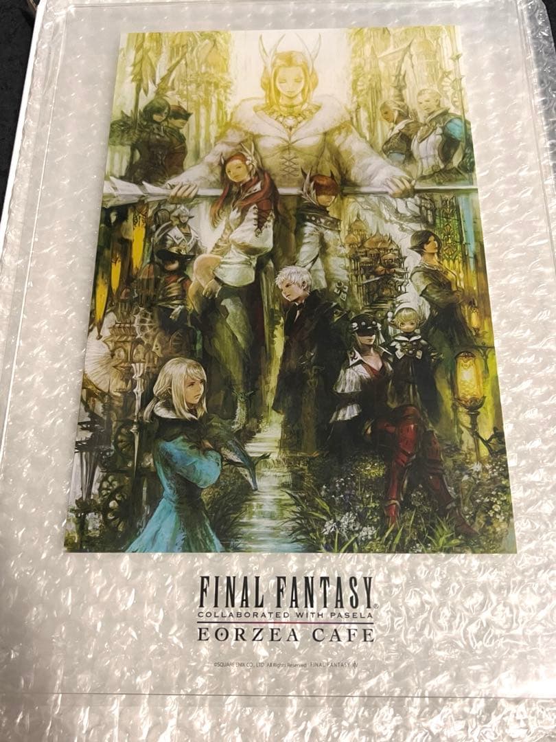 エオカフェ FF14 グリダニア アクリル プレート 都市アート 盾 板 限定