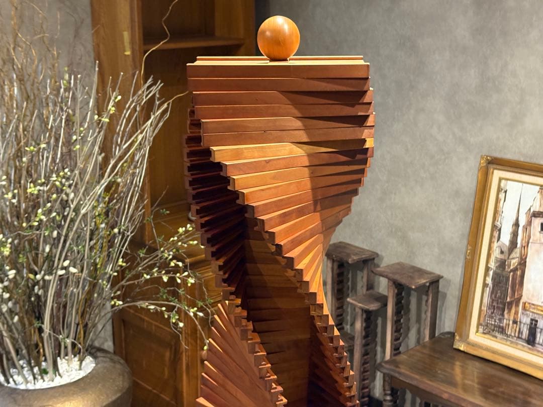 ① Jonny B 回転式CDラック コレクションケース ウォールナット RZ