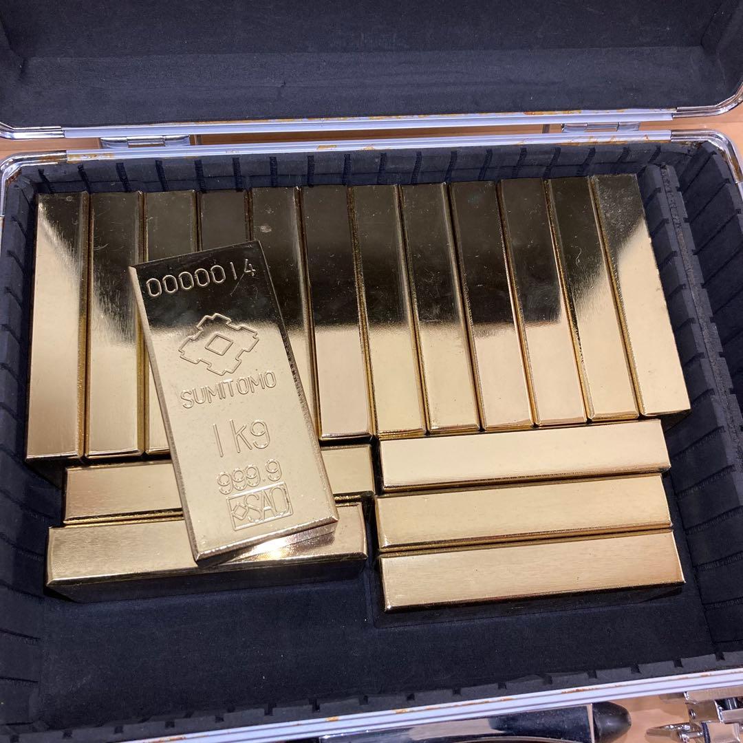 SUMITOMO 超特価 インゴット 金の金棒 レプリカ 延べ棒 金 純金 住友