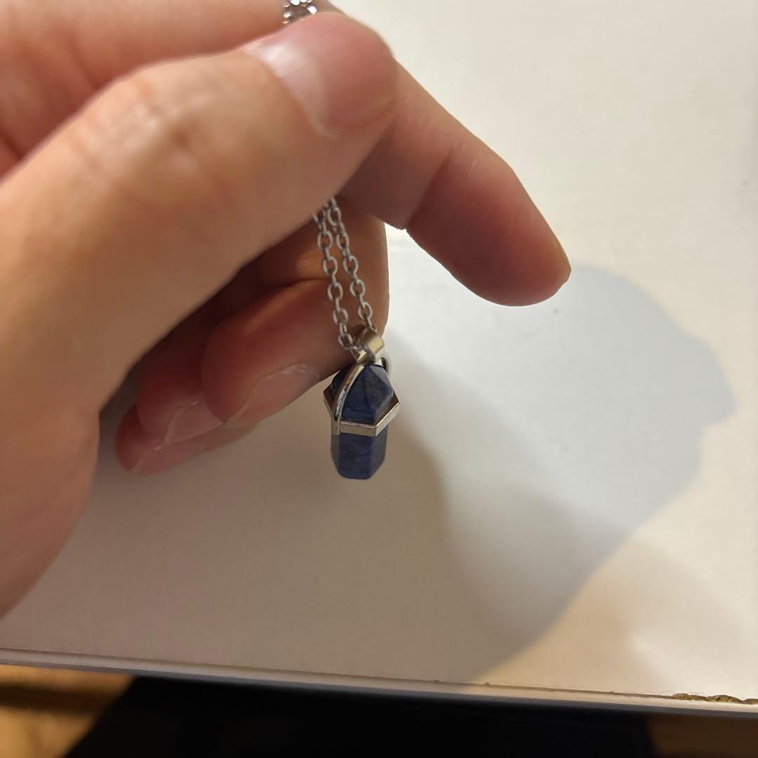 ラピスラズリのネックレスたん！これも珍しいよなね！ アクセサリー