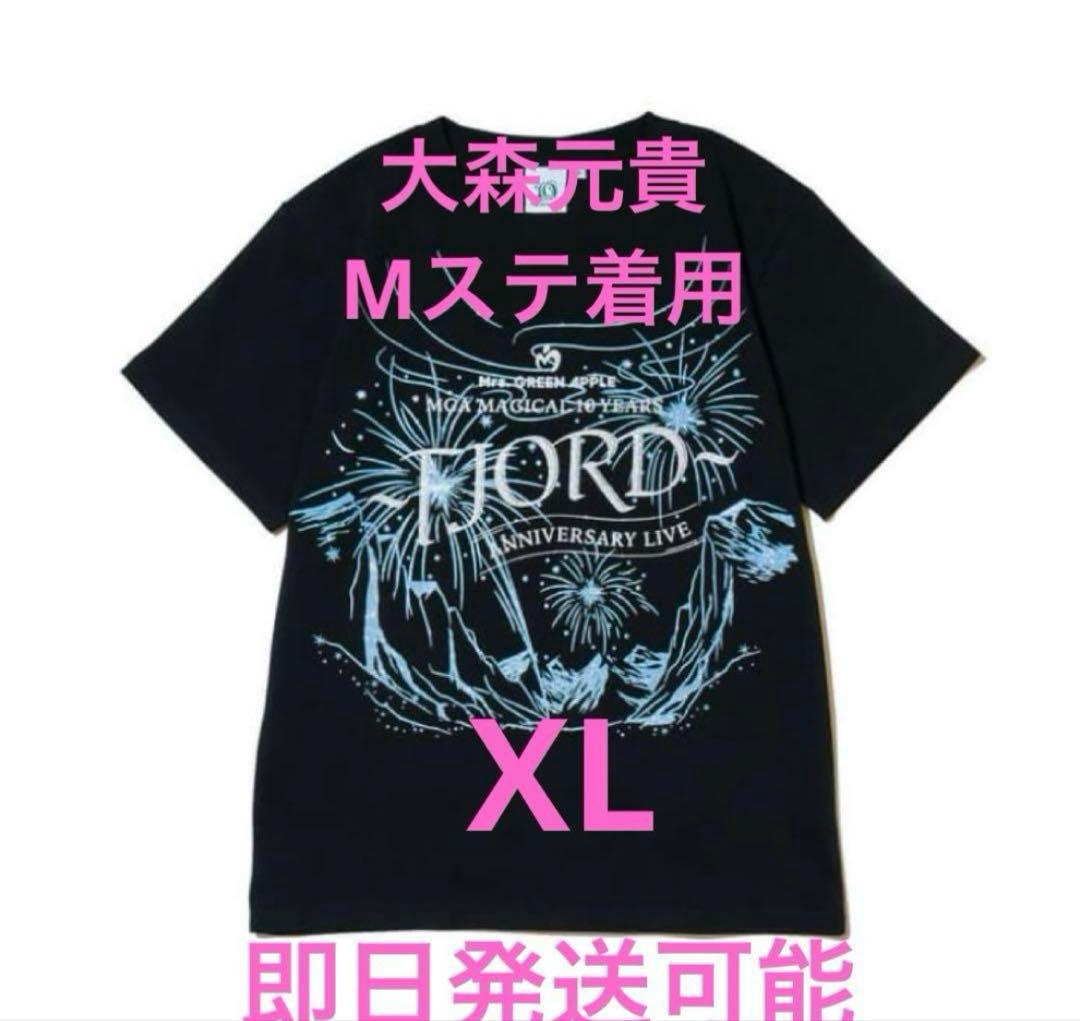ミセス フィヨルドFJORD グリッターTシャツ XL ブラック 大森元貴Mステ