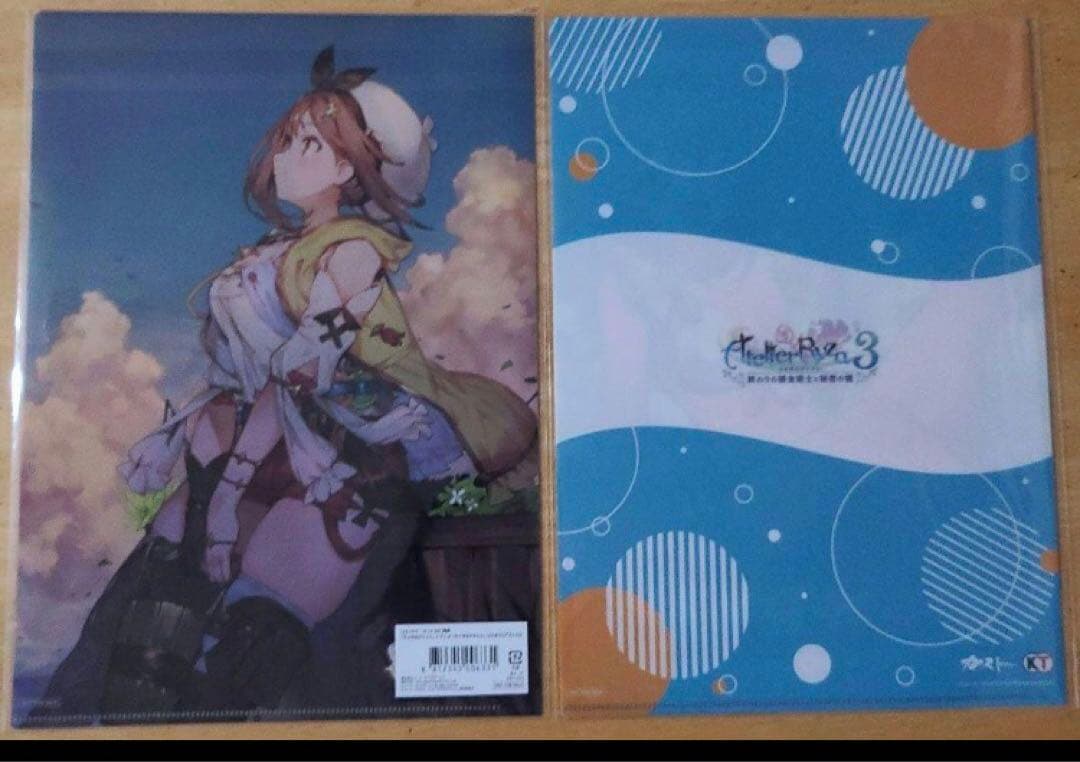 ライザのアトリエ 非売品 コラボ ライザ A4 クリアファイル コミケ