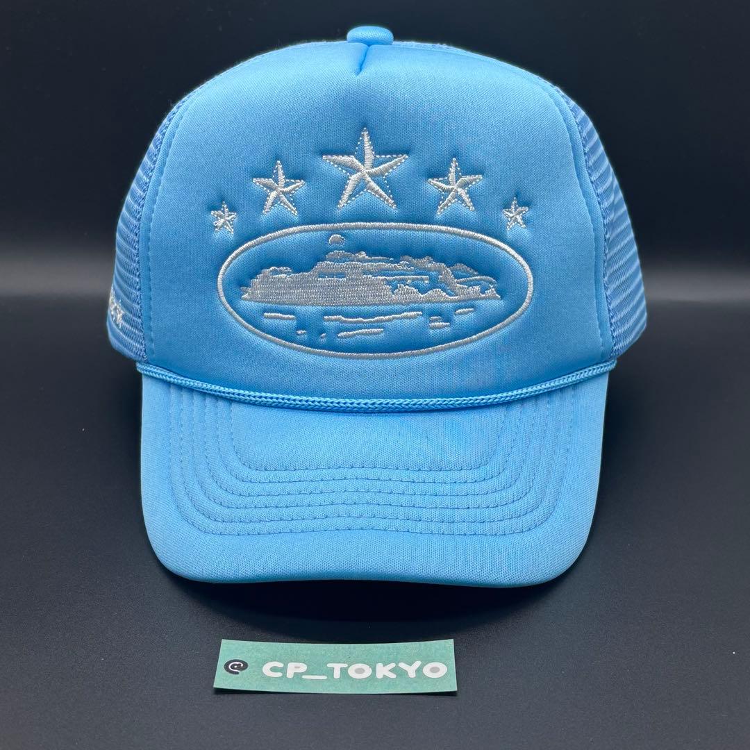 Corteiz mesh cap blue