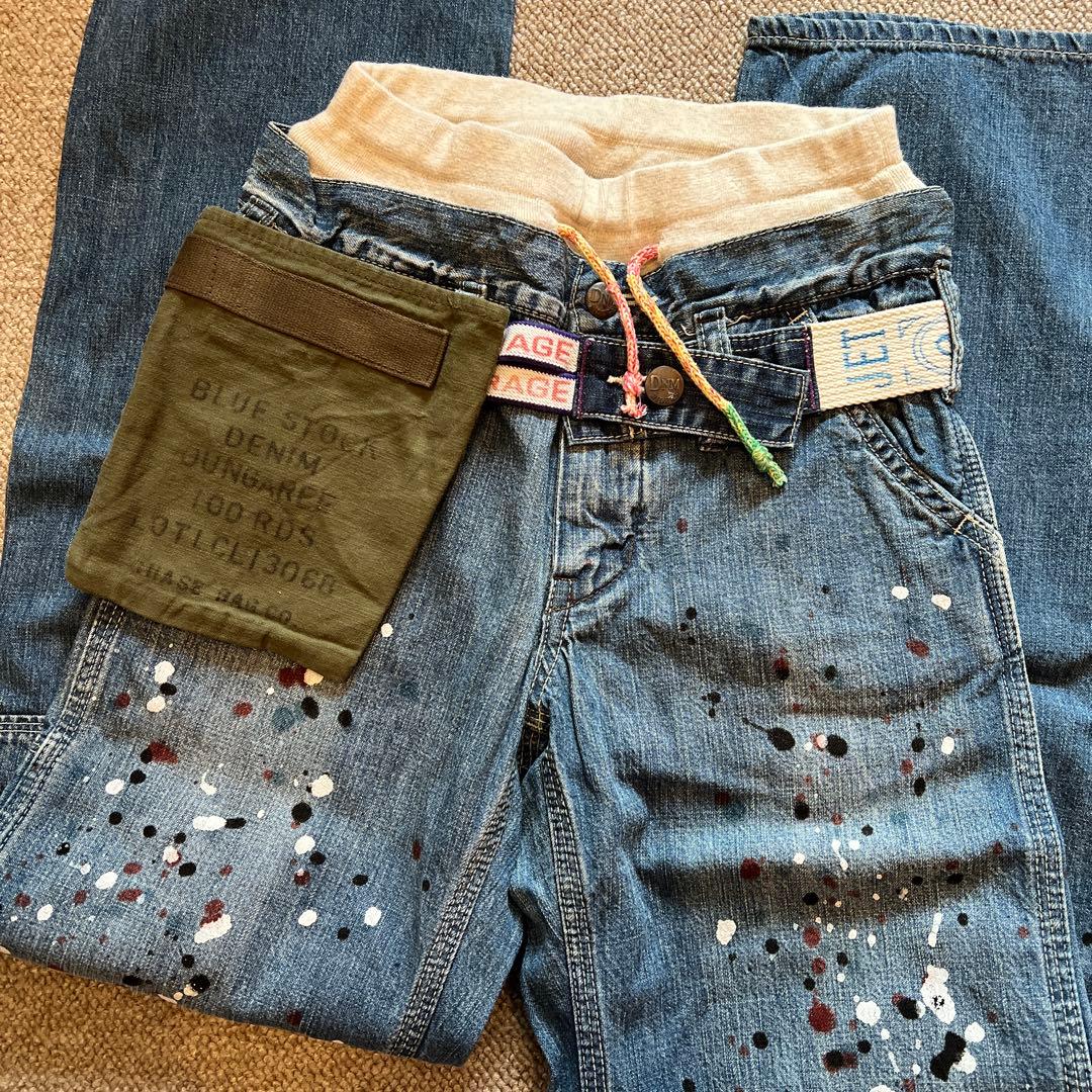 《美品》デニムアンドダンガリー　ボトムス　140cm 2本セット