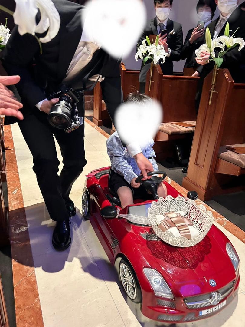 正規ディラーにて購入メルセデスベンツSLS197 ペダル式キッズカー 【超