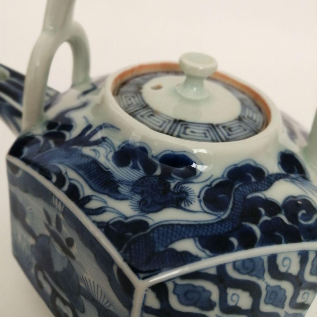 湖東焼 染付 六角 銚子 - メルカリ