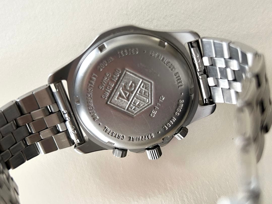 【可動品】タグ・ホイヤー クロノグラフ CE1112 ブラックダイヤル