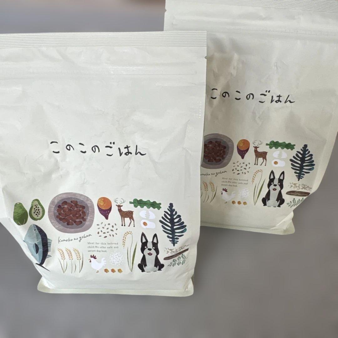 このこのごはん ドライドッグフード 2袋 - メルカリ