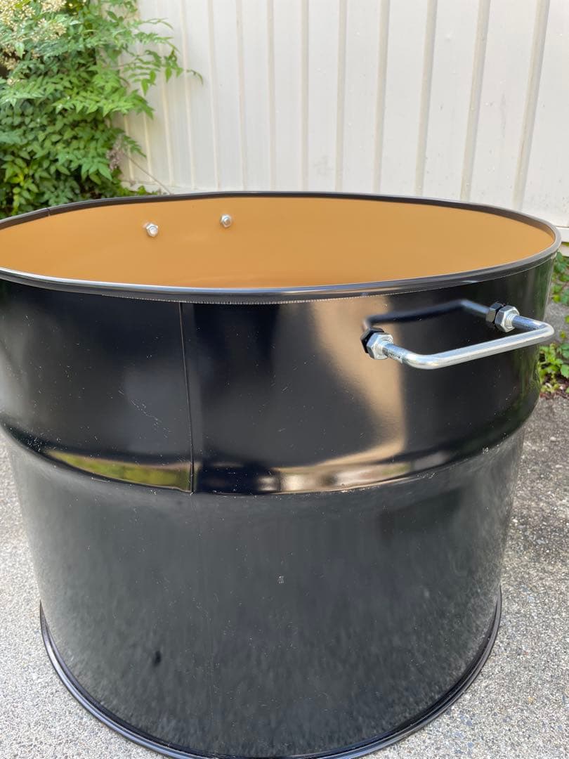 t.k.m_45様 ドラム缶 半切り プランター 2個 t.k.m_45様 ドラム缶 半