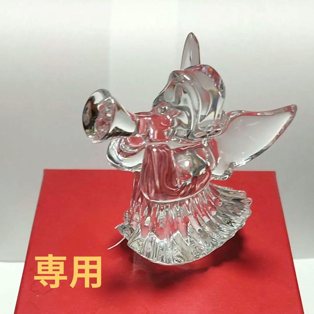 Baccarat バカラ エンジェル トランペット お買い得品 バカラ 置物 オブジェ エンジェル トランペット クリスタル