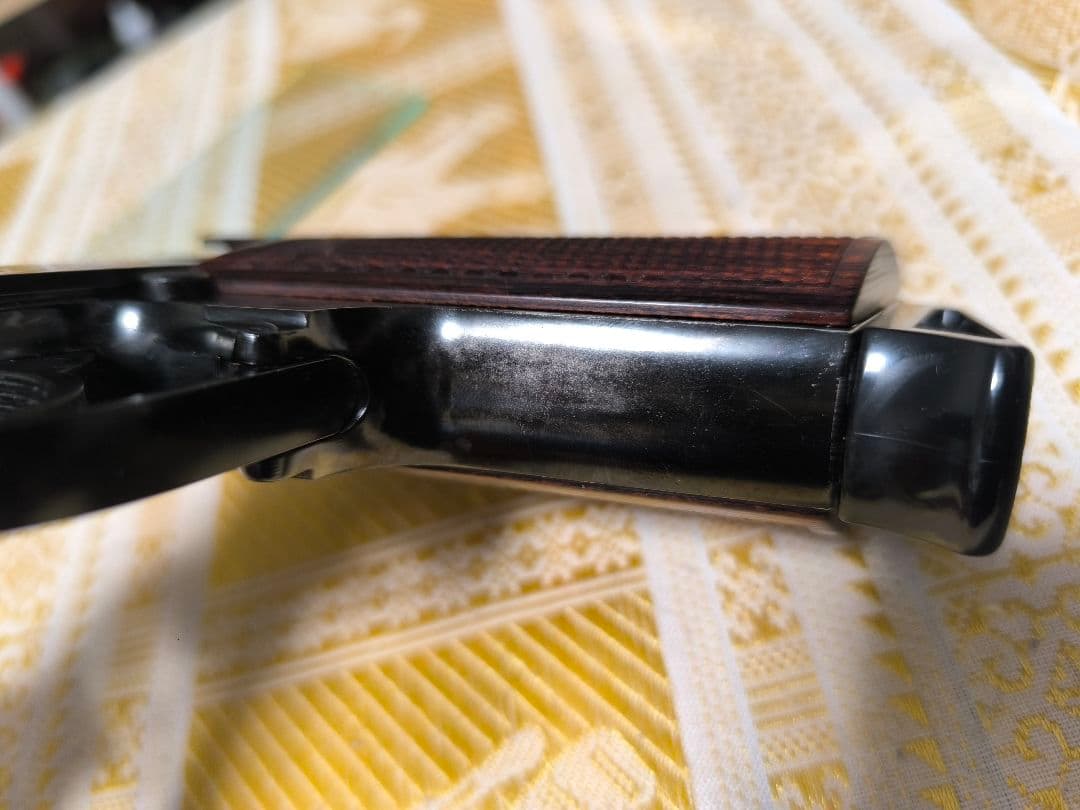 マルゼン PPK/S ブラックメタル ガスブロ木製グリップ仕様