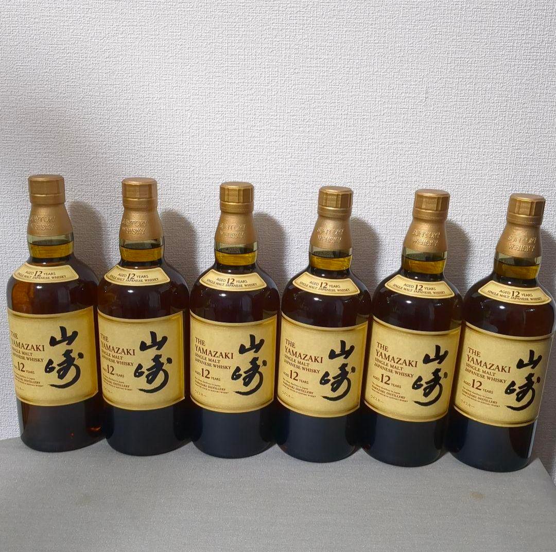 【正規品保証】サントリー山崎12年新品未開封(700ml：６本セット) サントリー シングルモルトウイスキー 山崎12年 700ml 43度 逆輸入