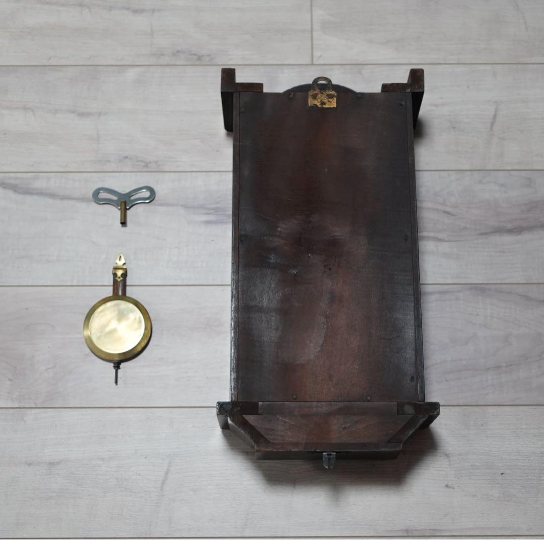 三工舎　ボンボン時計　振り子時計　柱時計　動作品　昭和レトロ