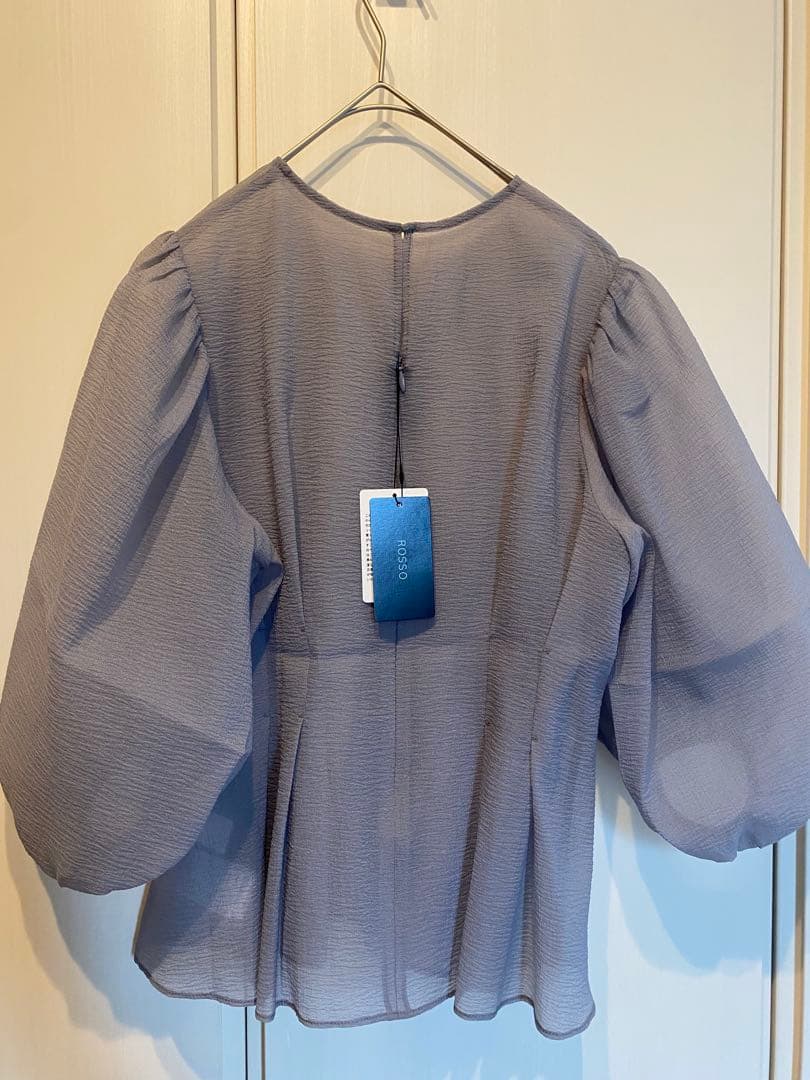 タグ付 URBANRESEARCH ブラウスレイヤードドレス FREE サックス