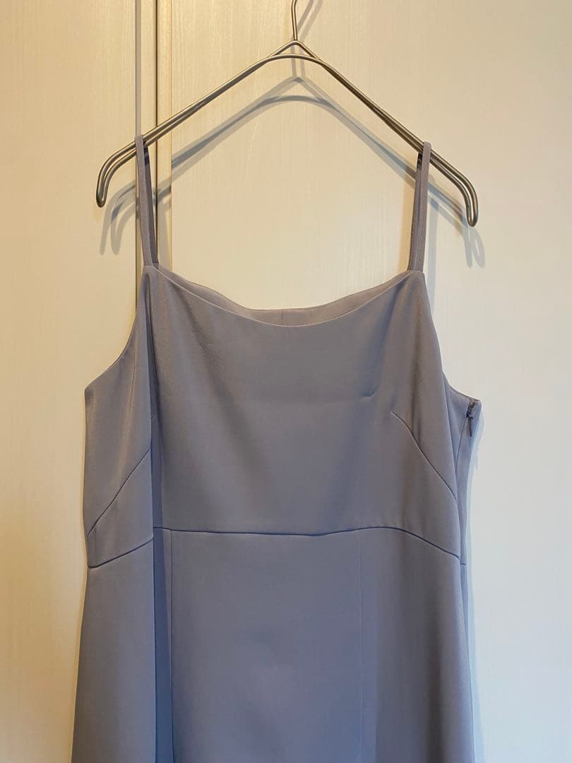 タグ付 URBANRESEARCH ブラウスレイヤードドレス FREE サックス