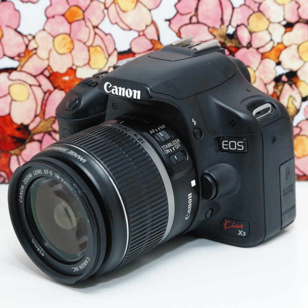 ❤️️お小遣いで買える❤️キヤノン EOS kiss X3 レンズセット❤️