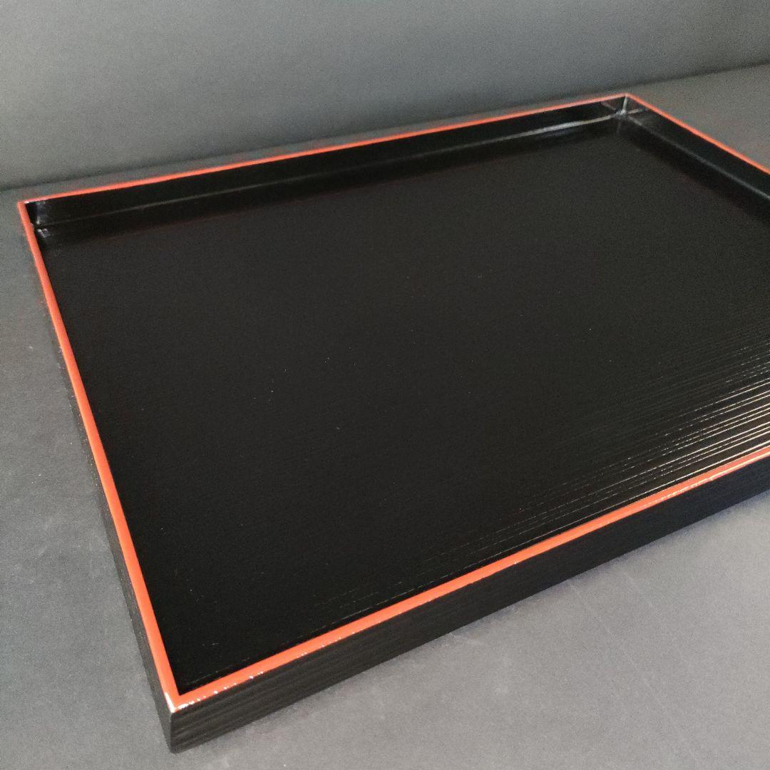 膳お盆・お膳-越前塗 桐 尺3両面半月膳［5枚］ | 越前